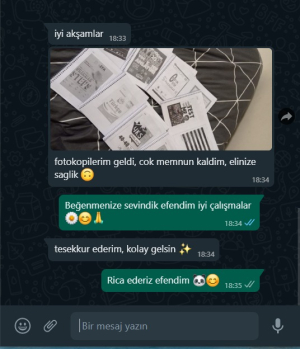 ANKA Fotokopi Sizden Gelenler