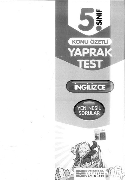 KONU ÖZETLİ TEST İNGİLİZCE ANKA Fotokopi
