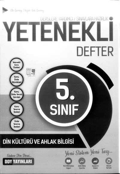 DİN KÜLTÜRÜ VE AHLAK BİLGİSİ YETENEKLİ DEFTER ANKA Fotokopi