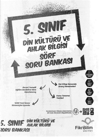 DİN KÜLTÜRÜ VE AHLAK BİLGİSİ SÖRF SORU BANKASI ANKA Fotokopi
