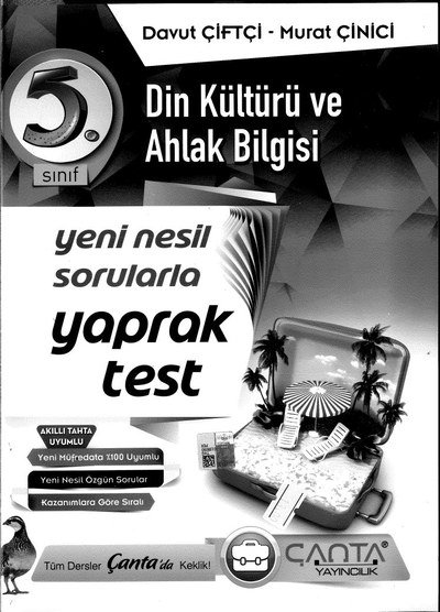 DİN KÜLTÜRÜ VE AHLAK BİLGİSİ YAPRAK TEST ANKA Fotokopi
