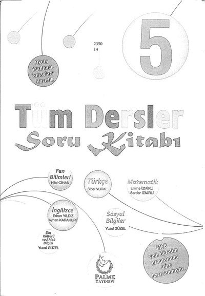 TÜM DERSLER SORU KİTABI ANKA Fotokopi