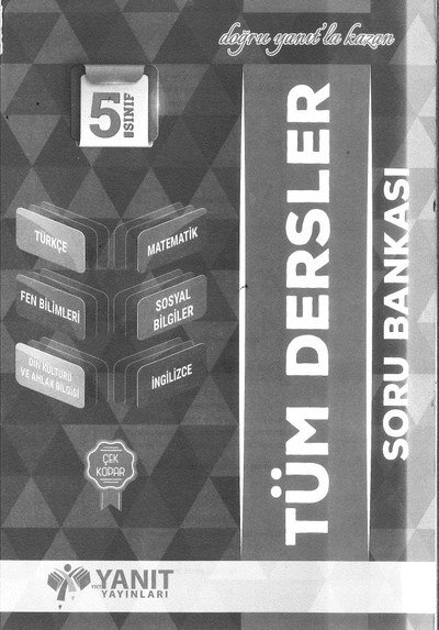 TÜM DERSLER SORU BANKASI ANKA Fotokopi