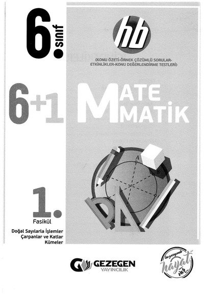 6+1 MATEMATİK 1. FASİKÜL ANKA Fotokopi