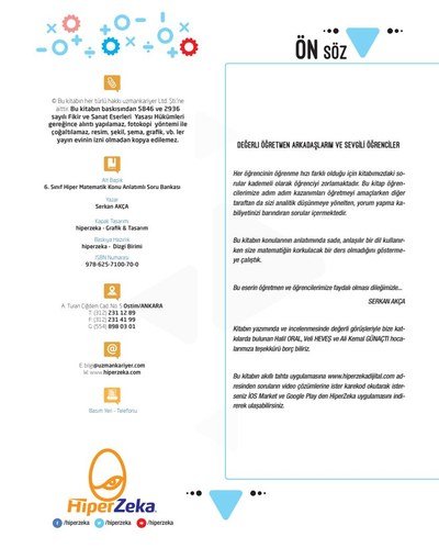 MATEMATİK KONU ANLATIMLI SORU BANKASI (2023) ANKA Fotokopi