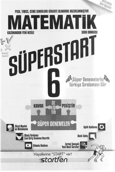 MATEMATİK SÜPERSTART SORU BANKASI ANKA Fotokopi