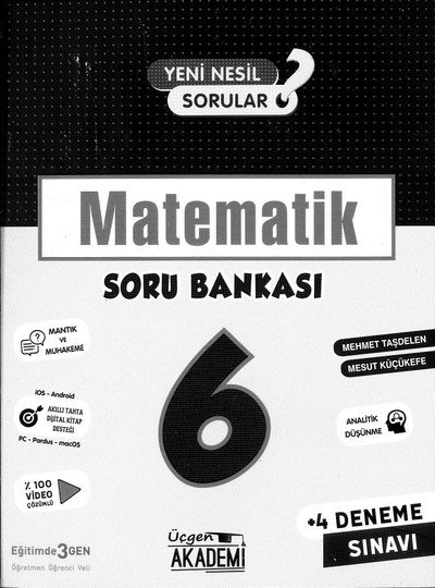 MATEMATİK SORU BANKASI ANKA Fotokopi