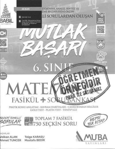 MUTLAK BAŞARI MATEMATİK SORU BANKASI