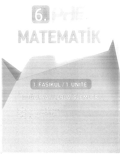 MATEMATİK KONU ANLATIM