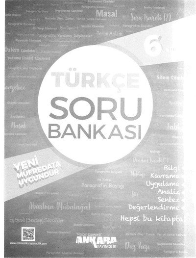 TÜRKÇE SORU BANKASI ANKA Fotokopi