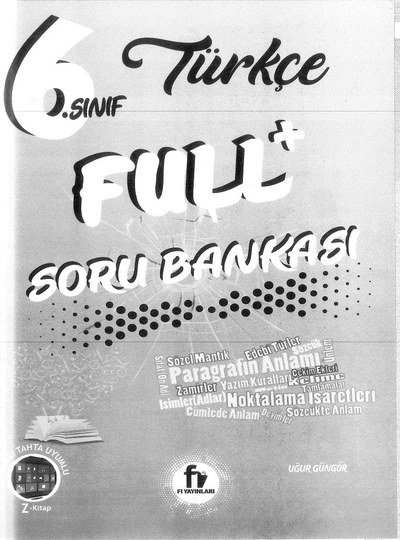 TÜRKÇE FULL+ SORU BANKASI ANKA Fotokopi