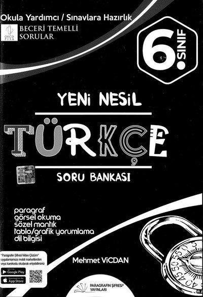 YENİ NESİL TÜRKÇE SORU BANKASI ANKA Fotokopi