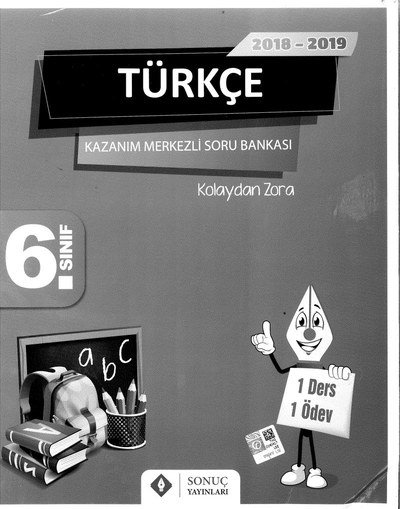 TÜRKÇE KAZANIM MERKEZLİ SORU BANKASI ANKA Fotokopi