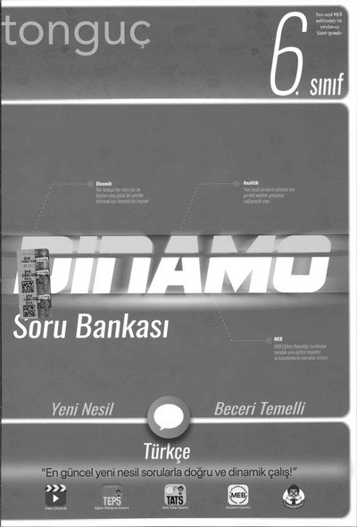 DİNAMO SORU BANKASI TÜRKÇE ANKA Fotokopi