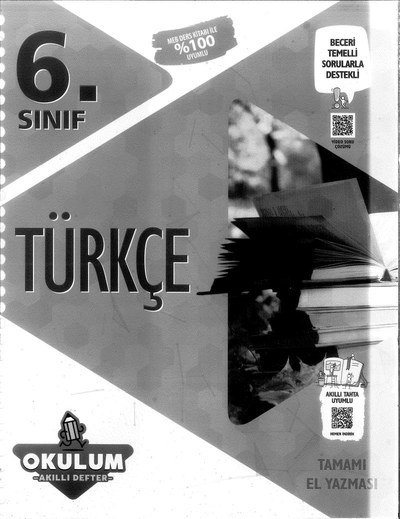 TÜRKÇE OKULUM AKILLI DEFTER