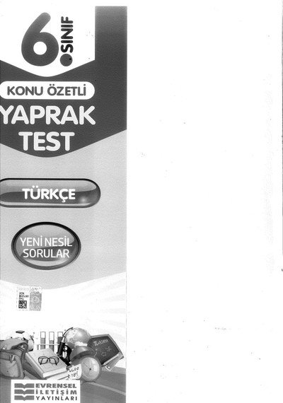 KONU ÖZETLİ YAPRAK TEST TÜRKÇE ANKA Fotokopi