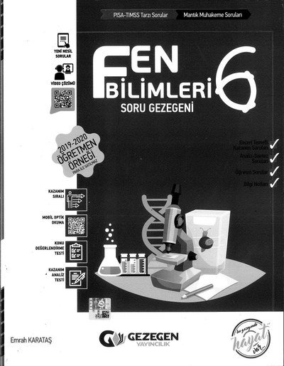 FEN BİLİMLERİ SORU GEZEGENİ ANKA Fotokopi