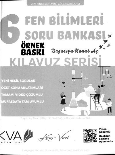 FEN BİLİMLERİ SORU BANKASI KILAVUZ SERİSİ ANKA Fotokopi