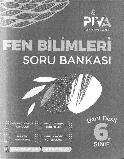 FEN BİLİMLERİ SORU BANKASI ANKA Fotokopi
