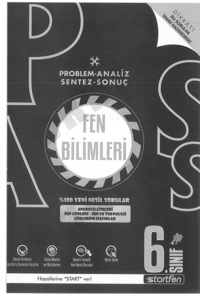 PROBLEM ANALİZ SENTEZ SONUÇ FEN BİLİMLERİ ANKA Fotokopi