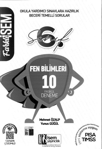 FEN BİLİMLERİ 10 FASİKÜL DENEME