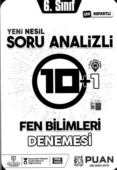 YENİ NESİL SORU ANALİZİ FEN BİLİMLERİ DENEMESİ