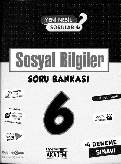 SOSYAL BİLGİLER SORU BANKASI ANKA Fotokopi