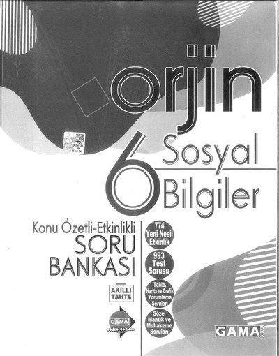ORJİN SOSYAL BİLGİLER SORU BANKASI ANKA Fotokopi