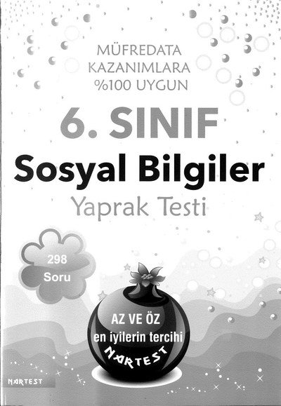 SOSYAL BİLGİLER YAPRAK TESTİ 298 SORU ANKA Fotokopi