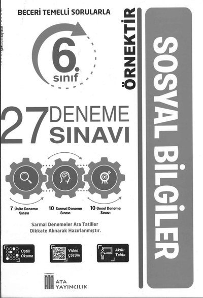 27 DENEME SINAVI SOSYAL BİLGİLER