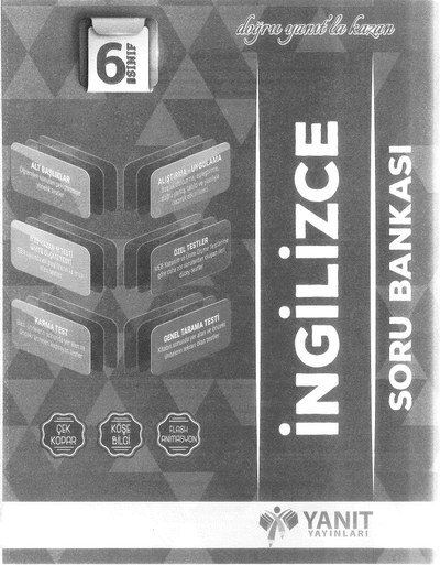 İNGİLİZCE SORU BANKASI ANKA Fotokopi