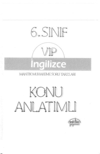 VIP İNGİLİZCE KONU ANLATIMLI ANKA Fotokopi