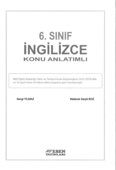 İNGİLİZCE KONU ANLATIMLI