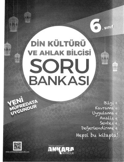 DİN KÜLTÜRÜ VE AHLAK BİLGİSİ SORU BANKASI