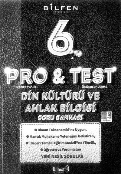 PRO & TEST DİN KÜLTÜRÜ VE AHLAK BİLGİSİ SORU BANKASI ANKA Fotokopi