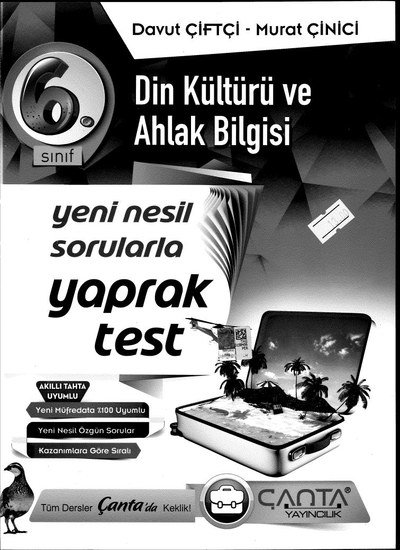 DİN KÜLTÜRÜ VE AHLAKA BİLGİSİ YAPRAK TEST ANKA Fotokopi