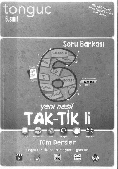 TAK-TİK'Lİ TÜM DERSLER SORU BANKASI