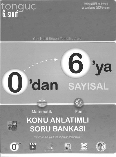 KONU ANLATIMLI SORU BANKASI SAYISAL ANKA Fotokopi