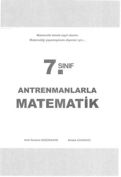 ANTRENMANLARLA MATEMATİK ANKA Fotokopi