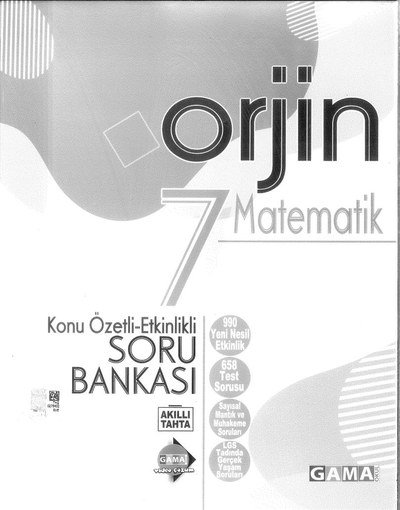 ORJİN MATEMATİK SORU BANKASI