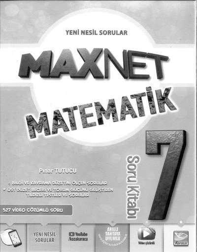MAXNET MATEMATİK SORU KİTABI ANKA Fotokopi