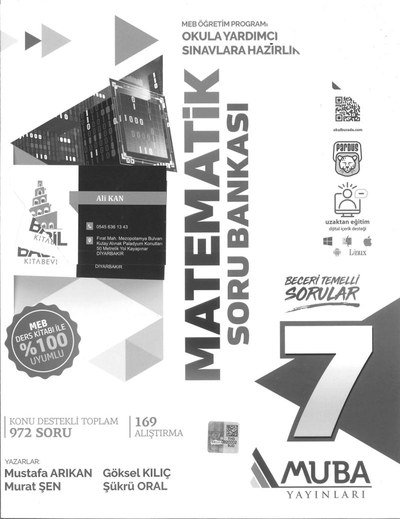 MATEMATİK SORU BANKASI ANKA Fotokopi