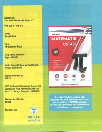 MATEMATİK USTASI ANKA Fotokopi