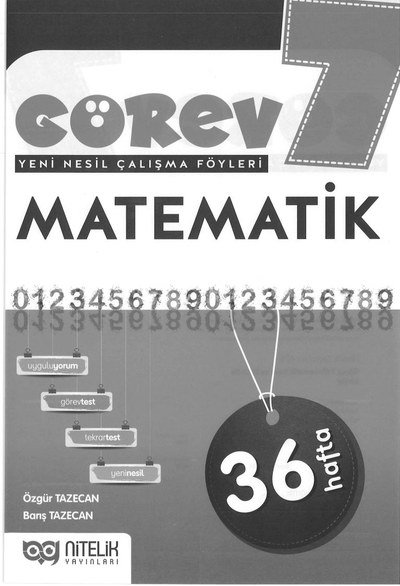 GÖREV YENİ NESİL ÇALIŞMA FÖYLERİ MATEMATİK ANKA Fotokopi