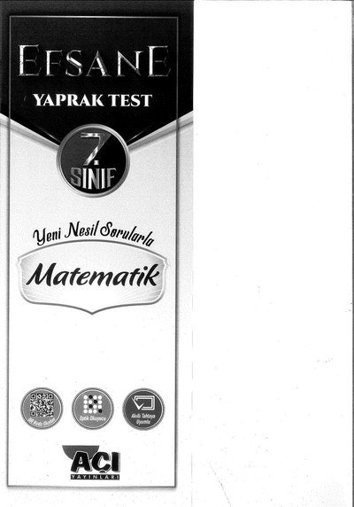 EFSANE YAPRAK TEST MATEMATİK ANKA Fotokopi