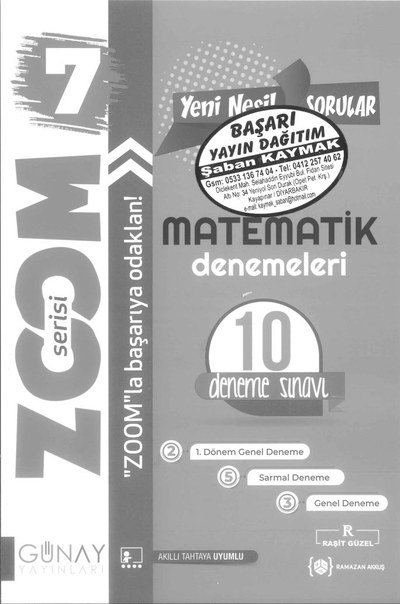 MATEMATİK DENEMELERİ 10 DENEME SINAVI