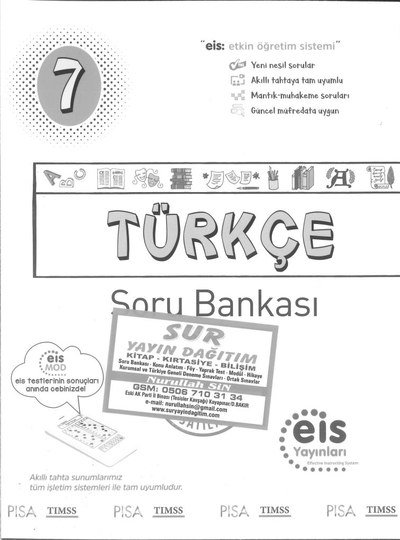 TÜRKÇE SORU BANKASI