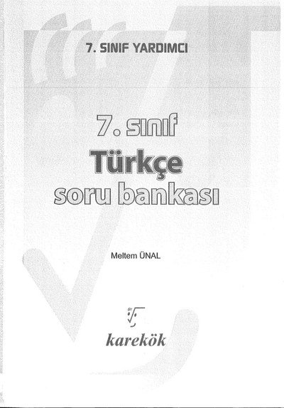 TÜRKÇE SORU BANKASI ANKA Fotokopi