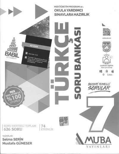 TÜRKÇE SORU BANKASI ANKA Fotokopi