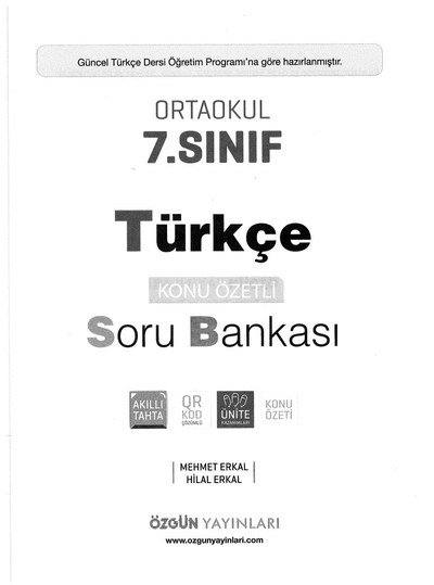 TÜRKÇE KONU ÖZETLİ SORU BANKASI ANKA Fotokopi